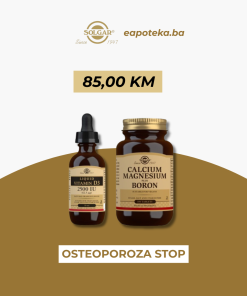 SOLGAR PAKET Ca Mg Bor + Tekući vitamin D3