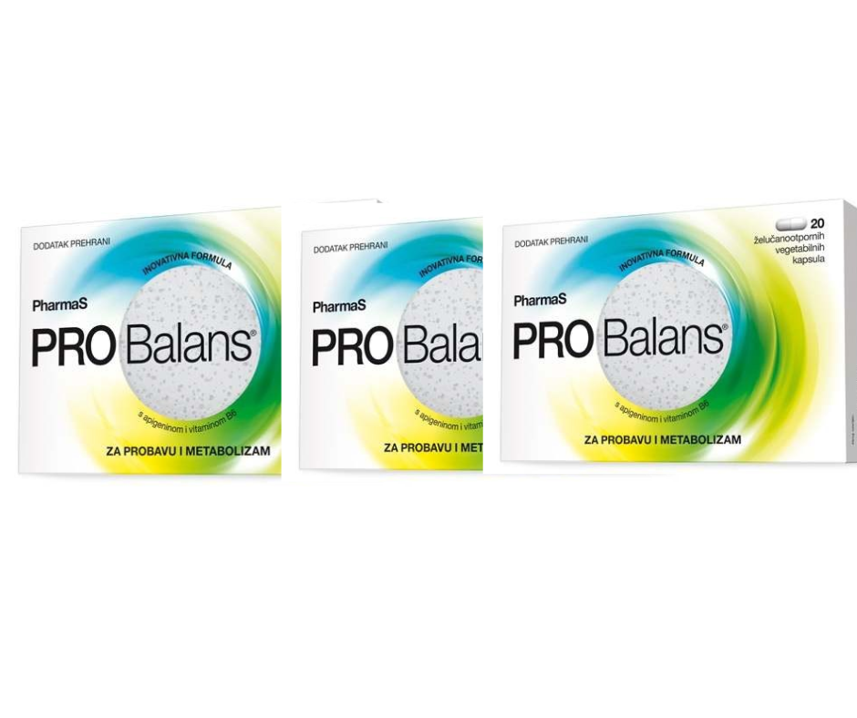 POSEBNA PONUDA: 3 KUTIJE PharmaS PROBalans (ukupno 30 kapsula) ZA 36KM