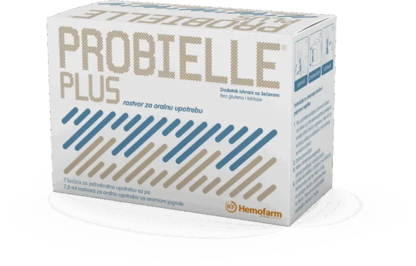 PROBIELLE PLUS, PROBIOTIK U BOČICI SA OKUSOM JAGODE, SMANJUJE UMOR I ISCRPLJENOST, JAČA IMUNITET