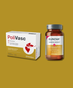 PAKET ZA PUŠAČE: PoliVasc Antioksidans 30 kapsula + EUNOVA OMEGA BOOST 30 kapsula