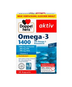 DOPPELHERZ OMEGA-3 1400MG 30 KAPSULA, DOPRINOSI NORMALNOJ FUNKCIJI SRCA