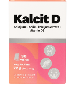 KALCIT D 30 KESICA PODRŠKA ZA ZDRAVE KOSTI, MIŠIĆE I IMUNITET