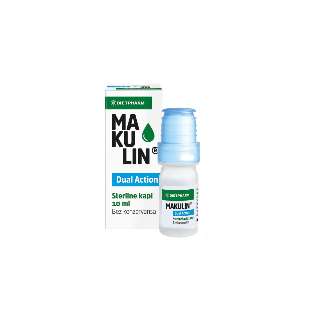 Dietpharm Makulin Dual Action kapi za oči 10ml, Višestruka primjena