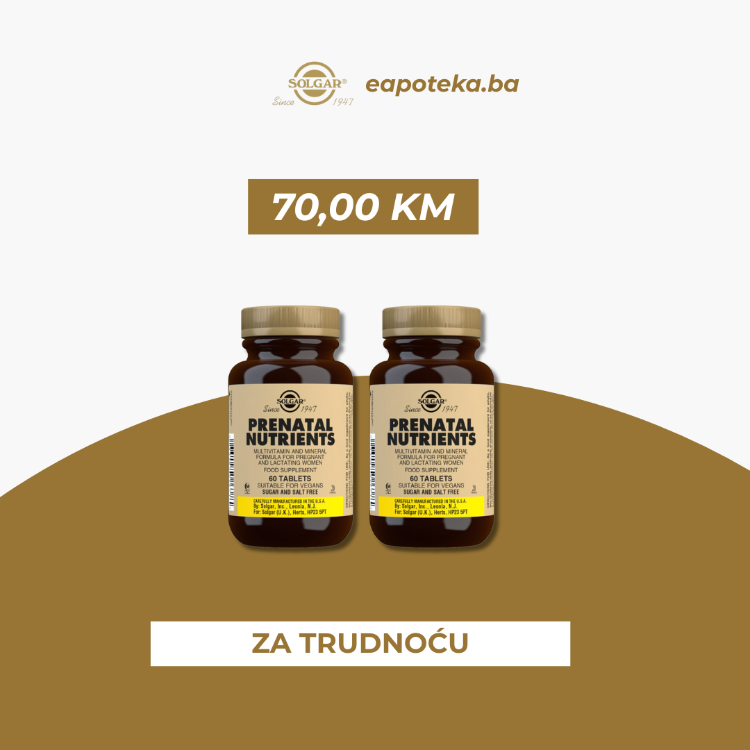 SOLGAR PAKET 2 KUTIJE PRENATAL NUTRIENTS 60 kapsula