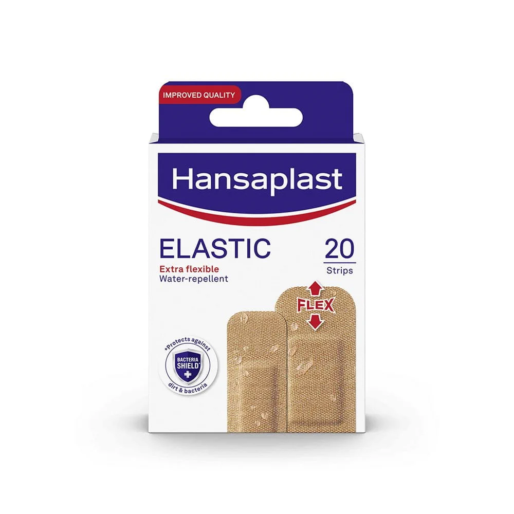 HANSAPLAST ELASTIC FLASTER a20, Flaster koji odbija vodu, prekriva i štiti manje rane