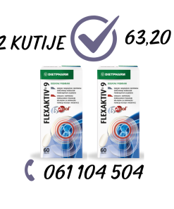 POSEBNA PONUDA FLEXAKTIV (2 PAKOVANJA 120 TABLETA) ZA 63,20 KM