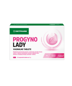 DIETPHARM PROGYNO LADY ( 10 VAGINALNIH TABLETA) Smanjuje simptome poput suhoće, iritacije, peckanja i svrbeža.