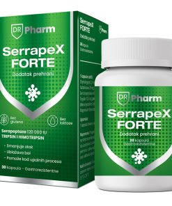 DR PHARM SERRAPEX FORTE( 30 KAPSULA), Smanjuje otok, ublažava bol,pomaže kod upalnih procesa.