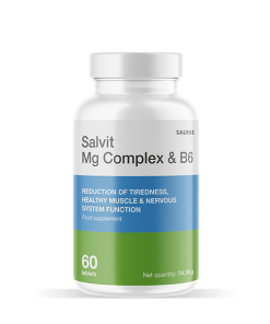 SALVIT MG COMPLEX & B6 ( 60 TABLETA), Za smanjenje umora i iscrpljenosti te normalnoj funkciji mišića.