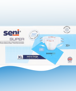 SENI “SUPER” PELENE VELIČINA “XL” (130-170cm) 30 KOMADA