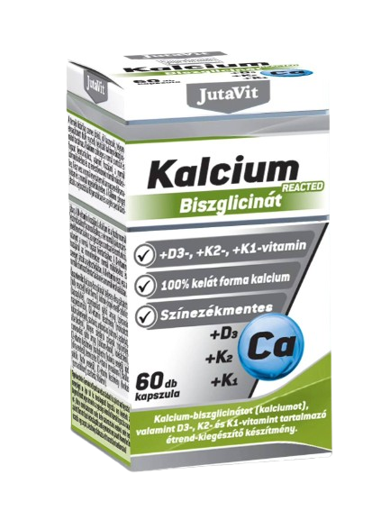 JUTAVIT KALCIJ BISGLICINAT +VITAMIN D3+K2+K1 ZA ZDRAVE KOSTI 60 KAPSULA