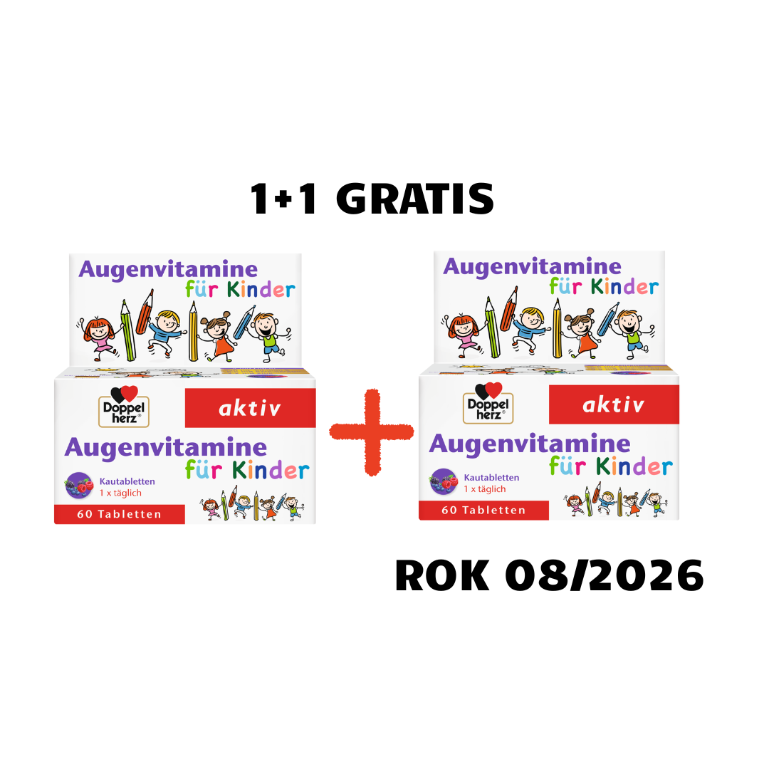 OUTLET PONUDA 1+1 GRATIS ROK 08/2026 DOPPELHERZ OČNI VITAMINI ZA DJECU a60