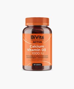 BIVITS CALCIUM + VITAMIN  D3 1000 IU (60 TABLETA)