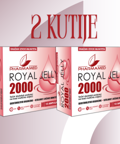 POSEBNA PONUDA: PHARMAMED ROYAL JELLY 2000 AMPULE 2 PAKOVANJA ( 20 AMPULA) -20%