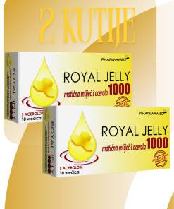 POSEBNA PONUDA: 2 KUTIJE PHARMAMED ROYAL JELLY 1000 MATIČNA MLIJEČ I ACEROLA (20 VREĆICA) -20%