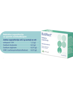 AMSAL ButiRect supozitorije 10 komada, Podržavaju regeneraciju rektalne sluznice