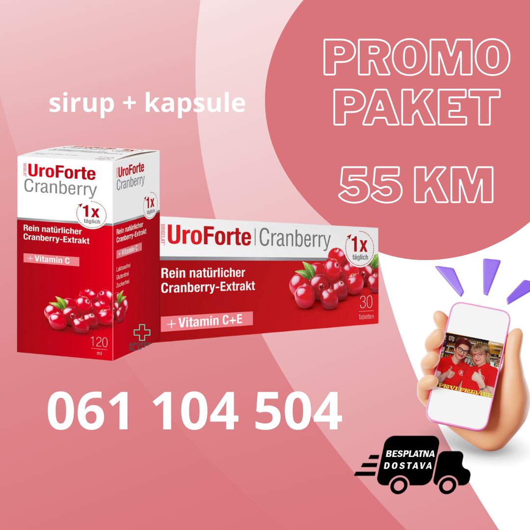 KWIZDA UroForte paket: tablete 30 komada + sirup 120ml