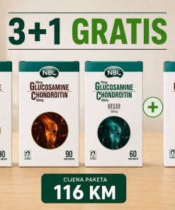NOBEL Promo paket: “POMOZITE ZGLOBOVIMA”, Terapija za 5,5 mjeseci, GRATIS Glukozamin