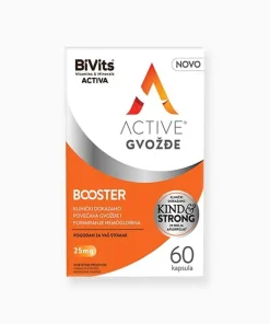 BIVITS ŽELJEZO 25mg (20 KAPSULA) Pogodno za Vaš stomak