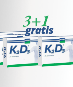 POSEBNA PONUDA: HERBIKO K2D3 ( 3+1 GRATIS, UKUPNO 80 KAPSULA ) 40 KM