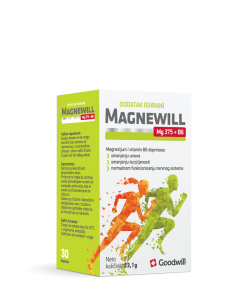 GOODWILL MAGNEWILL 375 MAGNEZIJ + B6 ( 30 KAPSULA)