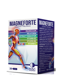 NAVIFARM Magneforte 30 kapsula, Za smanjenje umora i iscrpljenosti