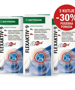 Posebna ponuda: 3 kutije DIETPHARM Flexaktiv® tablete (ukupno 180 tableta) ROK 08/26
