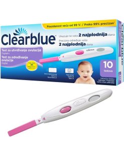 Clearblue ovulacijski test digitalni 10 testova