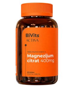 Bivits activa magnezij citrat + b6 400mg (60 tableta)