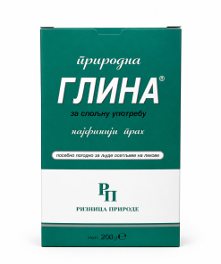 ZELENA GLINA Prirodna glina za spoljnu upotrebu ZELENA GLINA