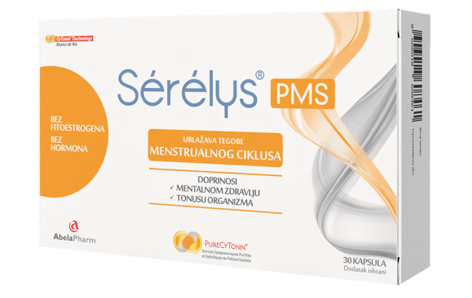 SERELYS PMS (30 KAPSULA) Ublažava tegobe menstrualnog ciklusa