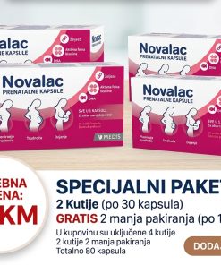POSEBNA PONUDA NOVALAC PRENATAL a30 kapsule 2 KUTIJE + 2 KUTIJE 10 kapsula GRATIS