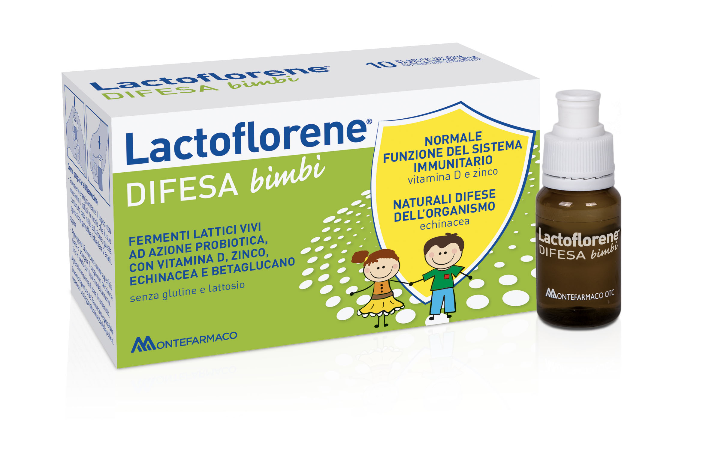 Lactoflorene Bimbi Difesa Bočice probiotici + Vitamin D3 + Cink A12